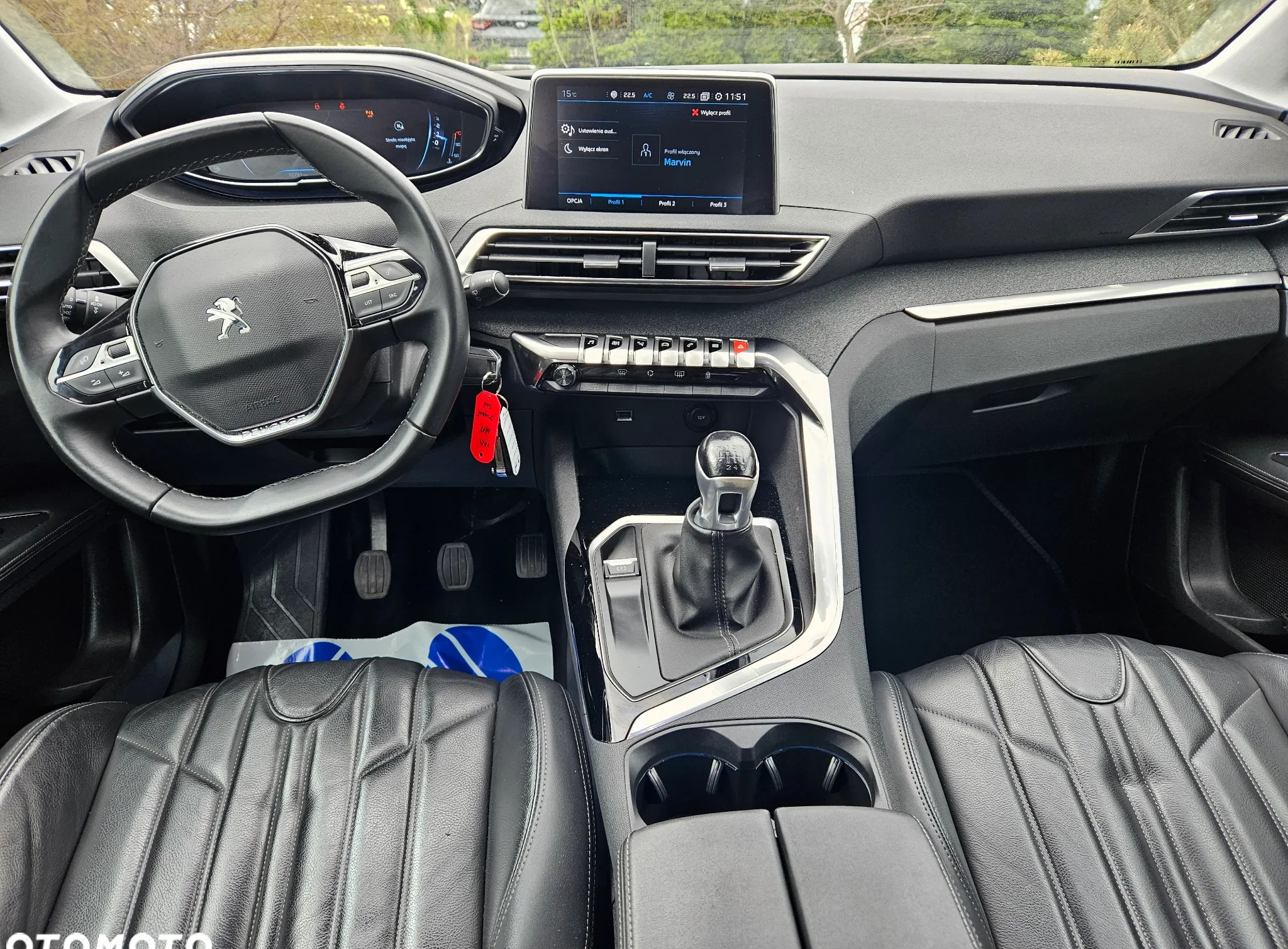 Peugeot 3008 cena 74900 przebieg: 69000, rok produkcji 2019 z Mosina małe 211